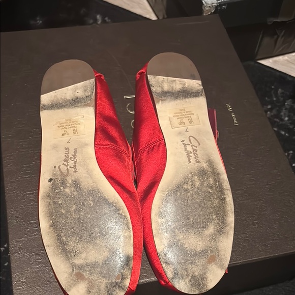 Red Ballet Flats - Picture 2 of 3